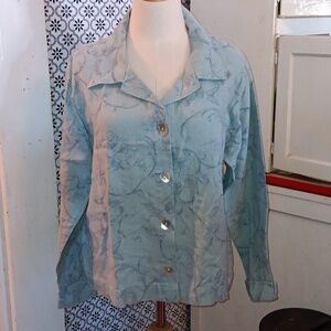 Sweet Jessie 100% linen small shirt